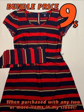 Tommy Hilfiger Nautical Summer Dress Size 4
